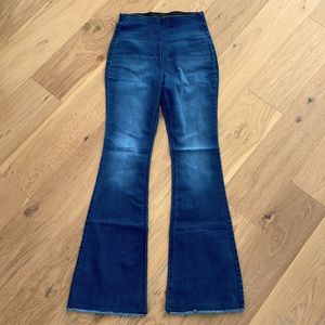 High-Waisted, Flare Jeans